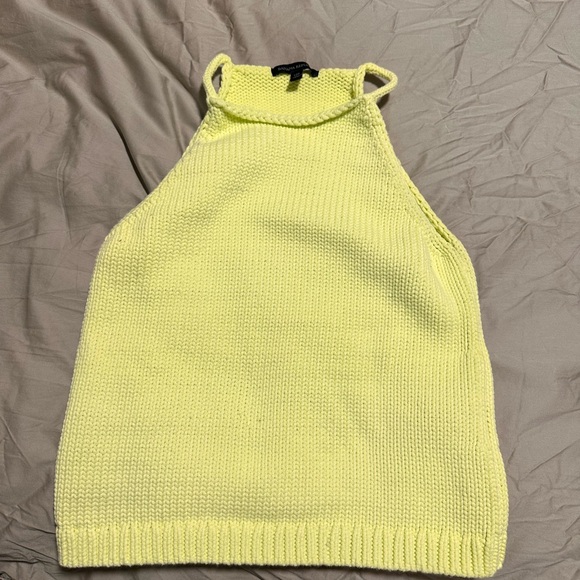 Banana Republic lime green sleeveless sweater size S - Picture 1 of 4